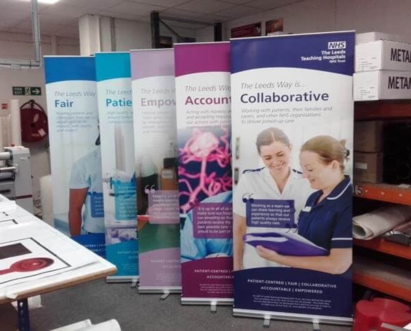 Leeds Teaching Hospitals Vertical Banners
